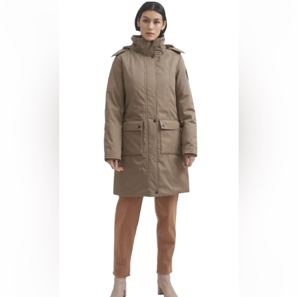 NWT Toboggan parka winter coat for -30*c weather women in Tan size S chest 40” - Picture 1 of 12